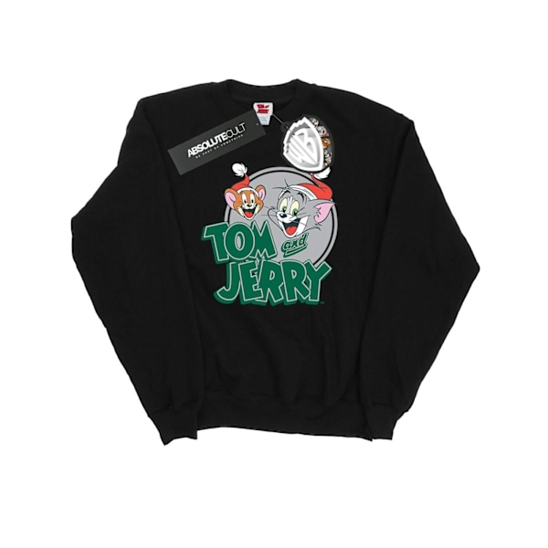 Tom And Jerry Herr Julhälsningar Sweatshirt XL Svart Black XL