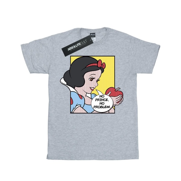 Disney Princess Girls Snow White Pop Art T-shirt i bomull 7-8 Ja Sports Grey 7-8 Years