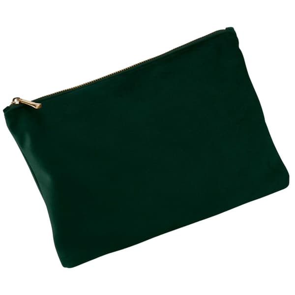 Bagbase Plain Velvet Pouch S Mörk Smaragd Dark Emerald S