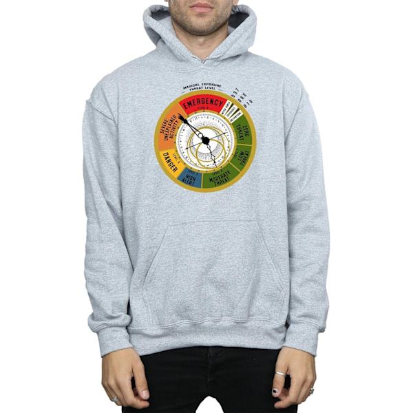 Fantastiska vidunder Mäns hotnivå Hoodie L Sports Grey Sports Grey L
