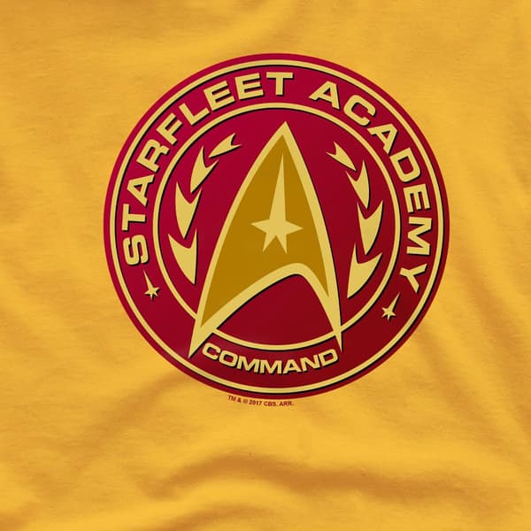 Star Trek Herr Command T-Shirt S Guld Gold S