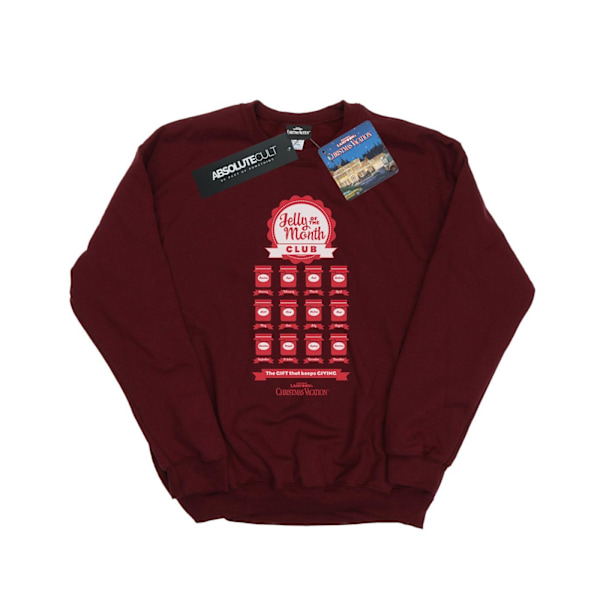 National Lampoon's Christmas Vacation Herr Jelly Club Sweatshirt Burgundy M