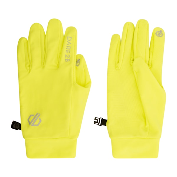 Dare 2B Unisex Adult Cogent II Cykelhandskar S-M Fluorescerande Gul Fluorescent Yellow S-M
