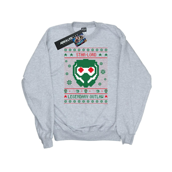 Marvel Herr Guardians Of The Galaxy Vol. 2 Star Lord Fair Isle Sports Grey M