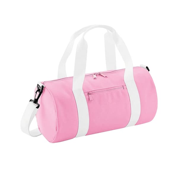 Bagbase Mini Barrel Axelväska (2-pack) One Size Classic P Classic Pink/White One Size