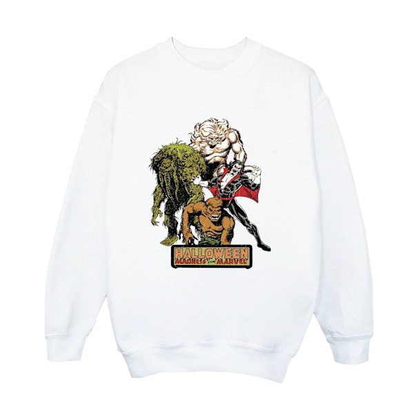 Marvel Halloween Monsters Sweatshirt XL Vit White XL