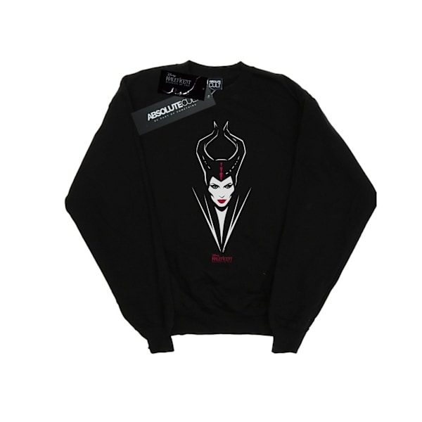 Disney Womens/Ladies Maleficent Mistress Of Evil Face Sweatshirt Black L