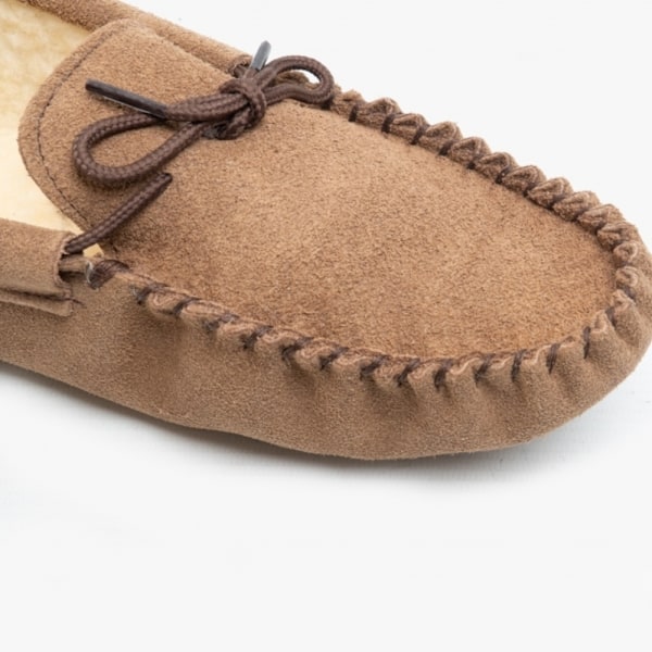 Mokkers herr Jake mockasinslippers i mocka 13 UK taupe Taupe 13 UK