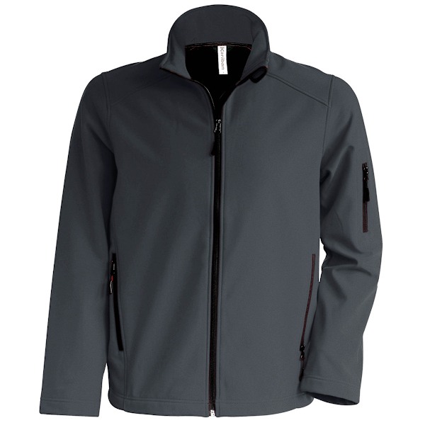 Kariban Herr Modern Softshell 3-lagers Prestandajacka Titanium 2XL