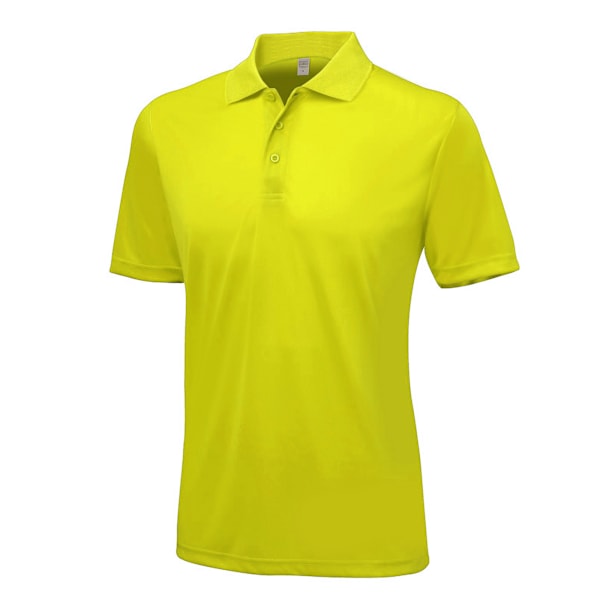 AWDis Just Cool Herr Kortärmad Polotröja 3XL Solgul Sun Yellow 3XL