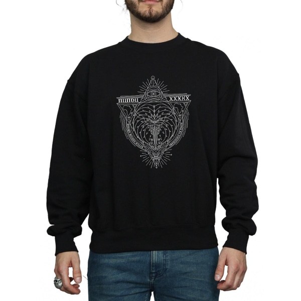 Fantastic Beasts Mens Wizard Killer Icon Sweatshirt 3XL Svart Black 3XL