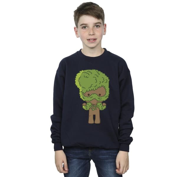 Marvel Pojkar I Am Groot Chibi Flex Sweatshirt 3-4 År Marinblå Navy Blue 3-4 Years