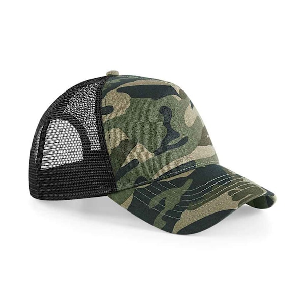 Beechfield Unisex Adult Camo Snapback Trucker Cap One Size Jung Jungle One Size