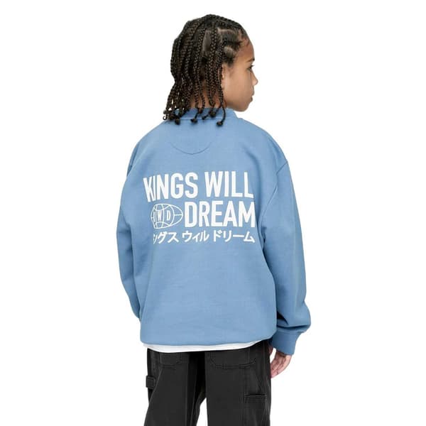 Kings Will Dream Boys Studio Title Crew Neck Sweatshirt 11-12 år Blue 11-12 Years