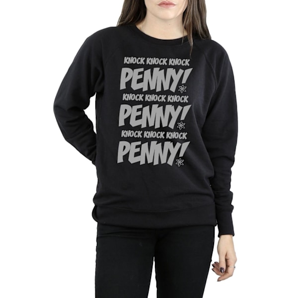 The Big Bang Theory Damkläder Knock Knock Penny Sheldon Sweatshirt Black M