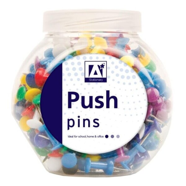 Anker Contrast Push Pins (Pack med 175) One Size Flerfärgad Multicoloured One Size
