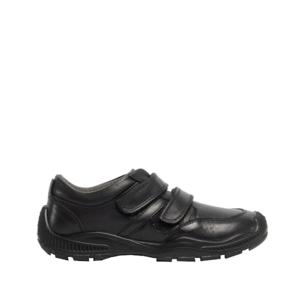 Roamers Pojkar Tvilling Touch Fastening Lädersko Med Tåskydd 1 Black 11 UK Child