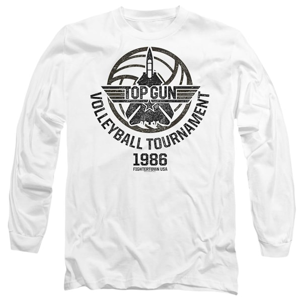 Top Gun Unisex Vuxen Volleyboll T-Shirt L Vit White L