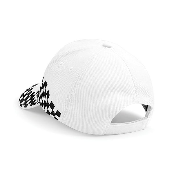 Beechfield Unisex Grand Prix Baseball Cap (2-pack) One Size White One Size