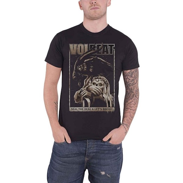 Volbeat Unisex Vuxen Boogie Goat Bomull T-shirt M Svart Black M