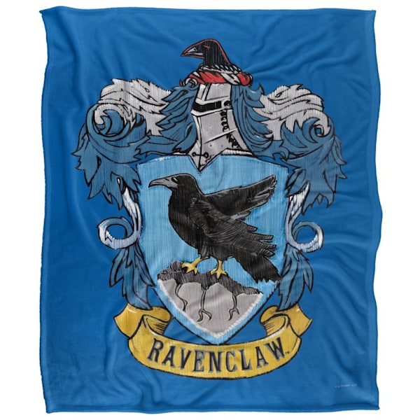 Harry Potter Ravenclaw Broderat Vapen Filt One Size Multicol Multicoloured One Size
