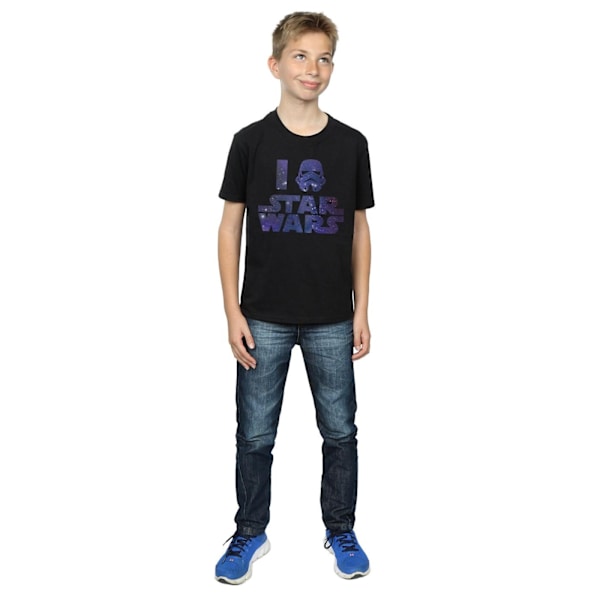 Star Wars Boys I Love Star Wars T-shirt 9-11 år Svart Black 9-11 Years