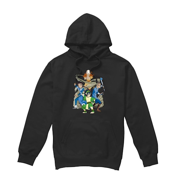 Avatar: The Last Airbender Herr Team Avatar Elements Hoodie XXL Black XXL