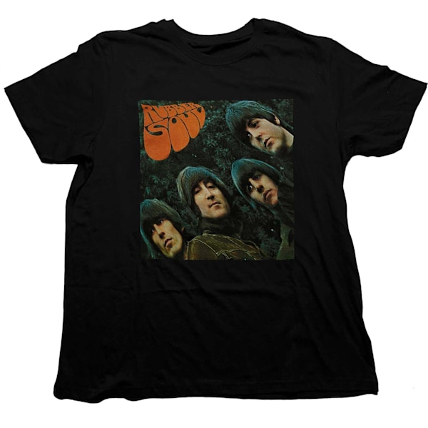 The Beatles Unisex Adult Rubber Soul Album T-Shirt M Svart Black M