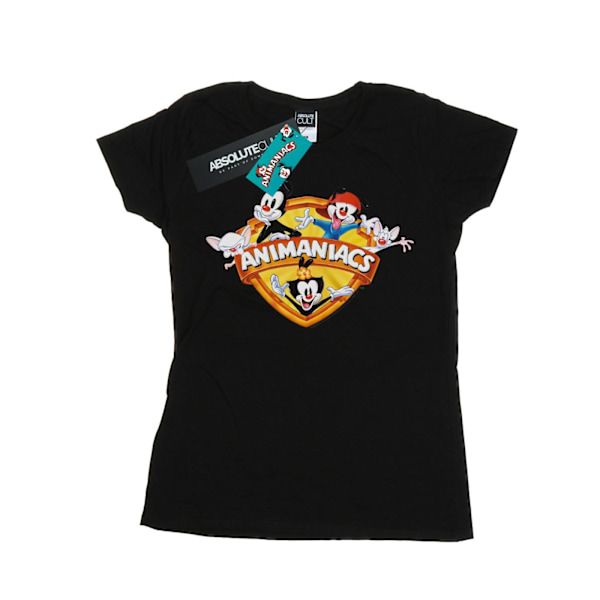 Animaniacs Dam/Kvinnor Gruppsköld Bomull T-shirt M Svart Black M