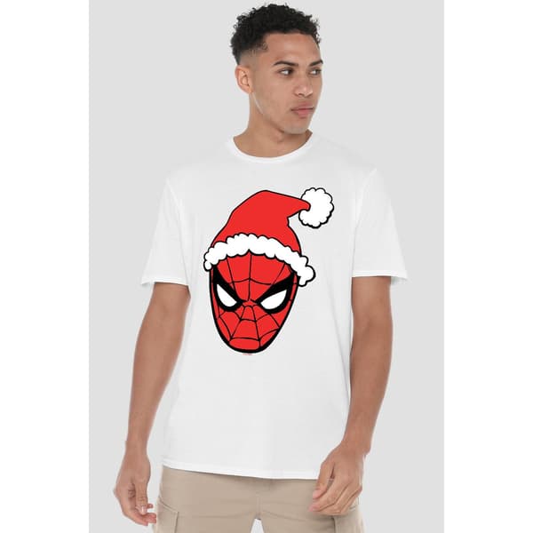 Spider-Man Herr Tomteluva T-Shirt M Vit White M