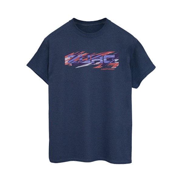 Disney Womens/Ladies Lightyear Zurg Graphic Title Cotton Boyfri Navy Blue XL