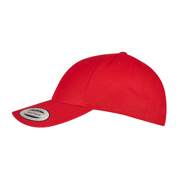 Flexfit Unisex Premium Snapback Cap One Size Röd Red One Size