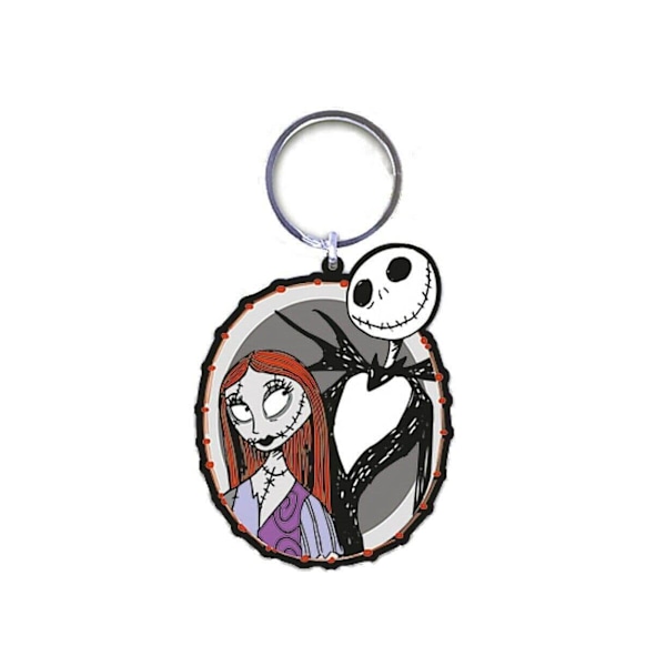 Nightmare Before Christmas Jack och Sally Nyckelring One Size Mult Multicoloured One Size