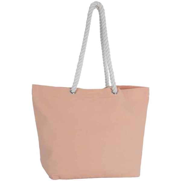 Kimood Tvättad Bomullsväska One Size Ljus Persika Light Peach One Size