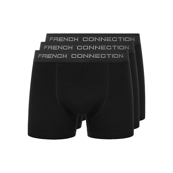French Connection Herr FC1 Boxershorts (3-pack) S Svart Black S