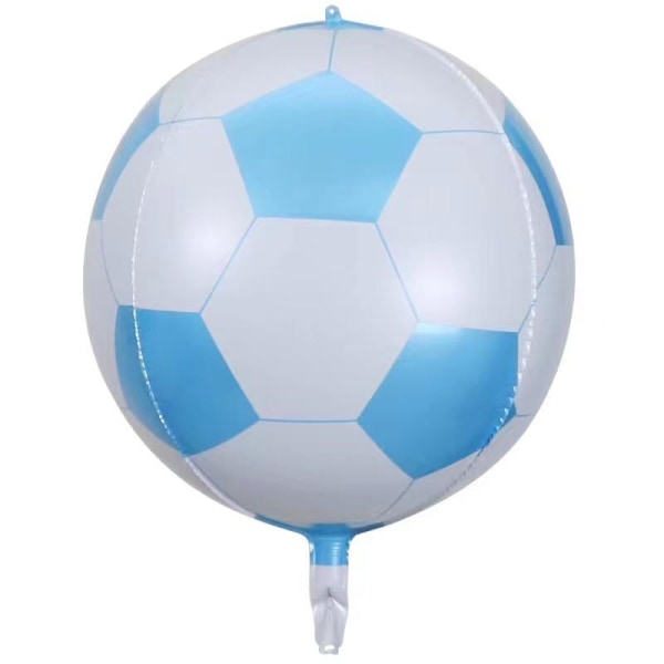 Realmax Fotboll 4D Ballong One Size Blå/Vit Blue/White One Size