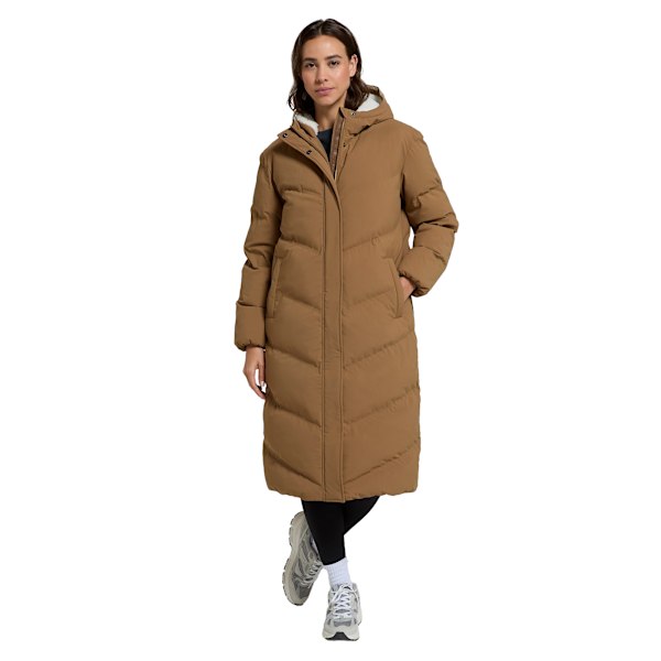 Animal Damjacka för Kvinnor/Damer med Borgfoder och Vaddering, Storlek 20 UK, Tan Tan 20 UK