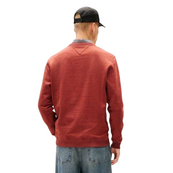Tommy Jeans Herr Logo Sweatshirt S Terracotta Terracotta S