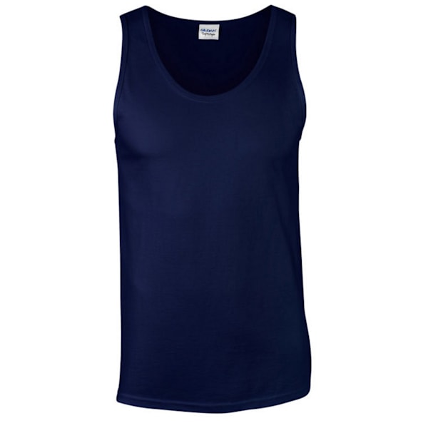 Gildan Softstyle enfärgad tank top L marinblå Navy Blue L