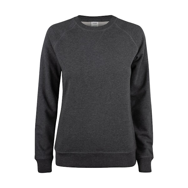 Clique Dam/Damer Premium Rund Hals Sweatshirt XXL Antracit Anthracite Melange XXL