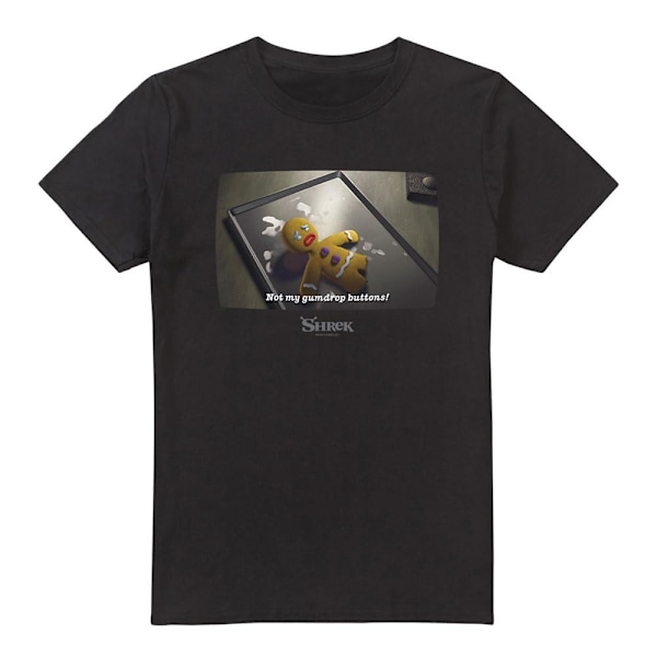 Shrek Herr Gumdrop Buttons Meme T-Shirt XL Svart Black XL