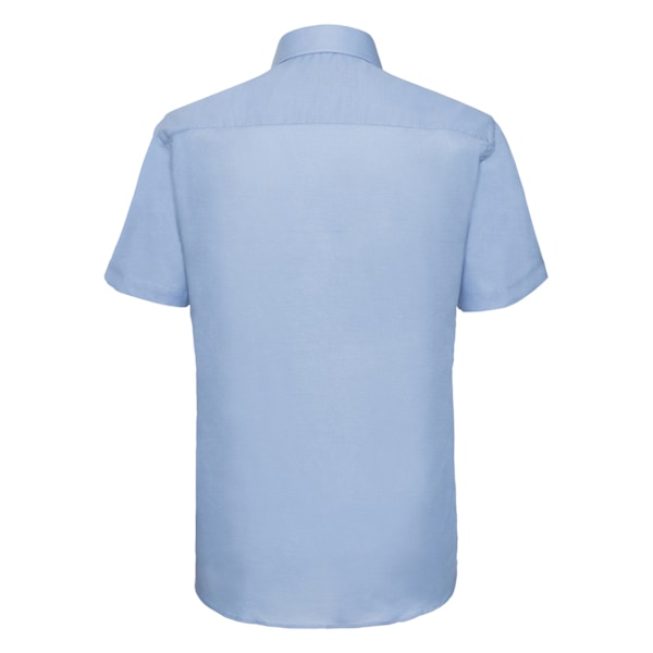 Russell Collection Herr Oxford Easy-Care Skräddarsydd Skjorta 19.5in Oxford Blue 19.5in