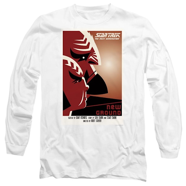 Star Trek Unisex Vuxen The Next Generation Säsong 5 Avsnitt 10 White L