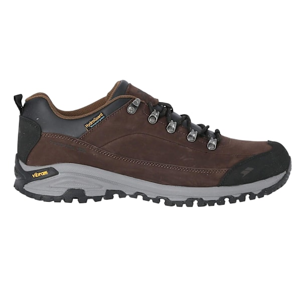 Trespass Falark Vibram Vandringsko i Läder för Herrar, Storlek 8 UK, Mörk Jord Dark Earth 8 UK