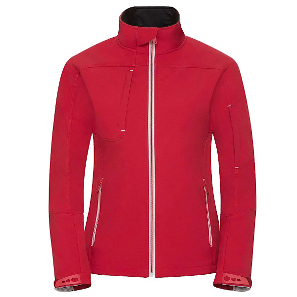 Russell Dam/Kvinnor Bionic Softshell Jacka XS Klassisk Röd Classic Red XS