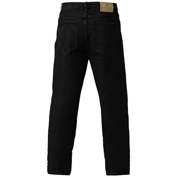 Duke Herr D555 Rockford Denim Comfort Jeans 32L Svart Black 32L