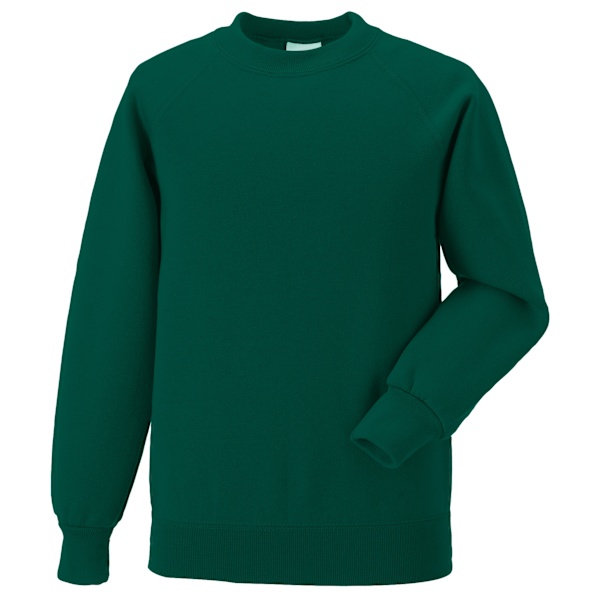 Jerzees Schoolgear Barn Raglanärm Sweatshirt 11-12 Bot Bottle Green 11-12