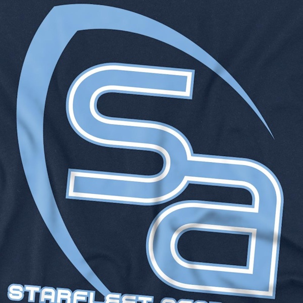 Star Trek Herr SA Logo T-Shirt XL Marinblå Navy XL