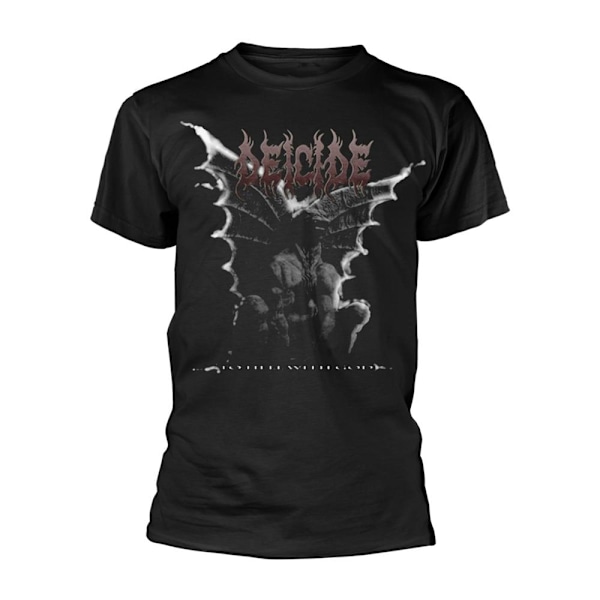 Deicide Unisex Adult To Hell With God Gargoyle T-Shirt XL Svart Black XL