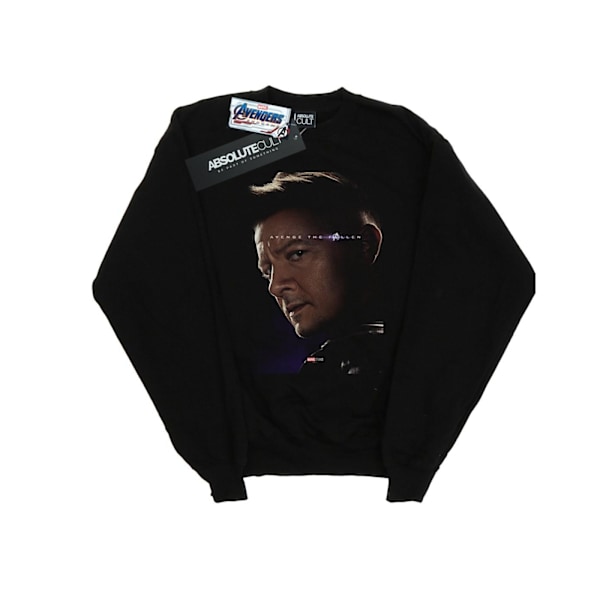 Marvel Mens Avengers Endgame Avenge The Fallen Hawkeye Sweatshirt Black M